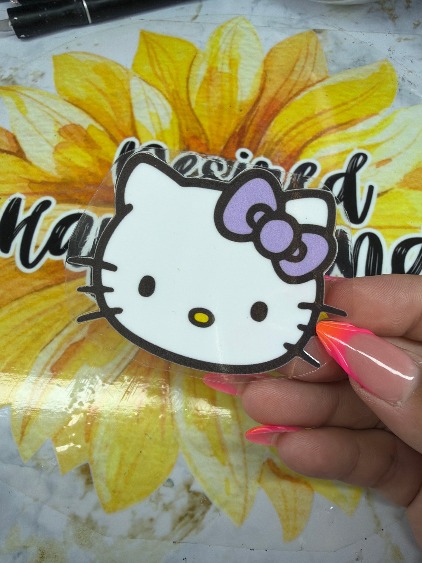 Purple Bow Kitty