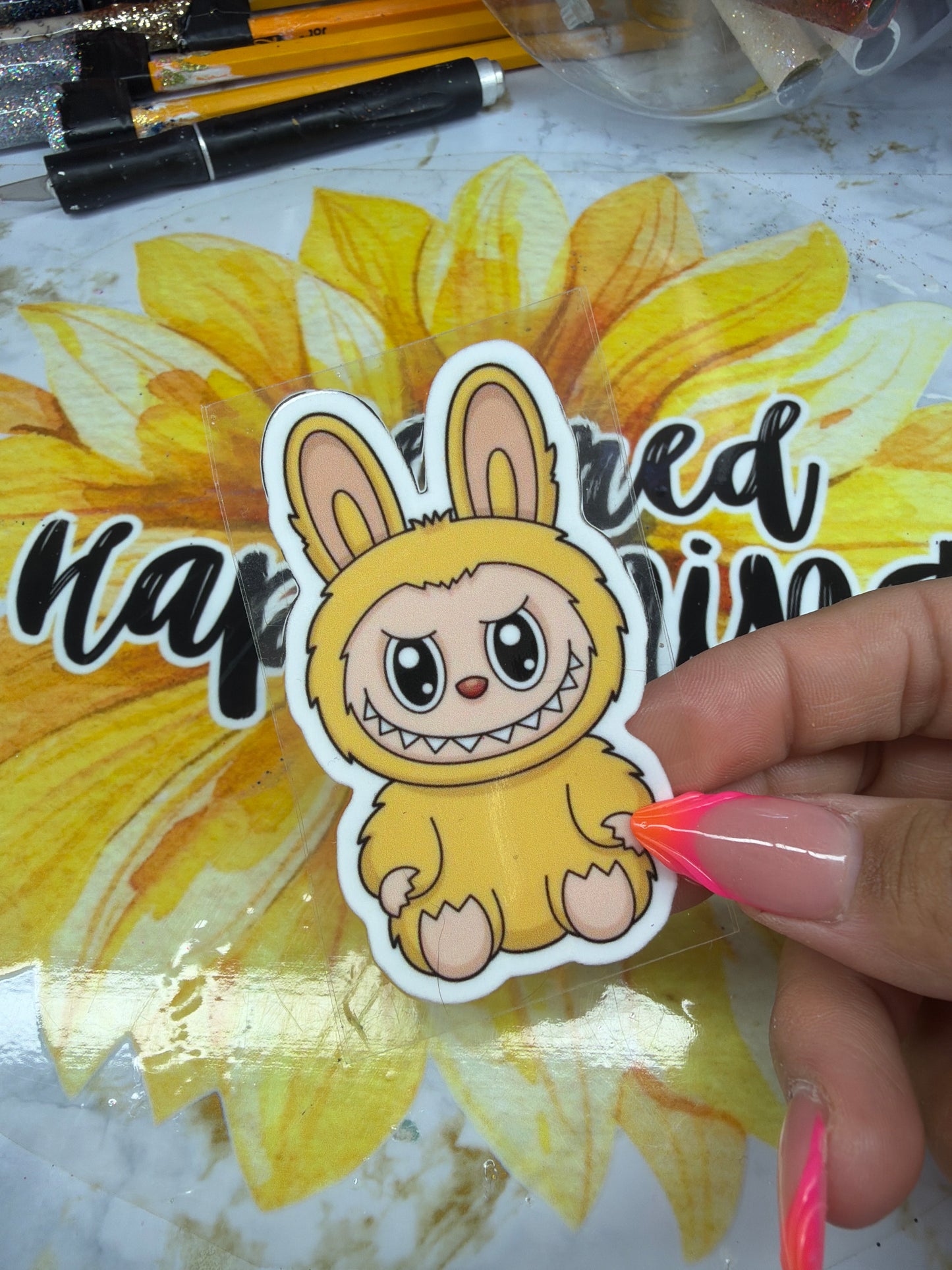 Yellow Labubu