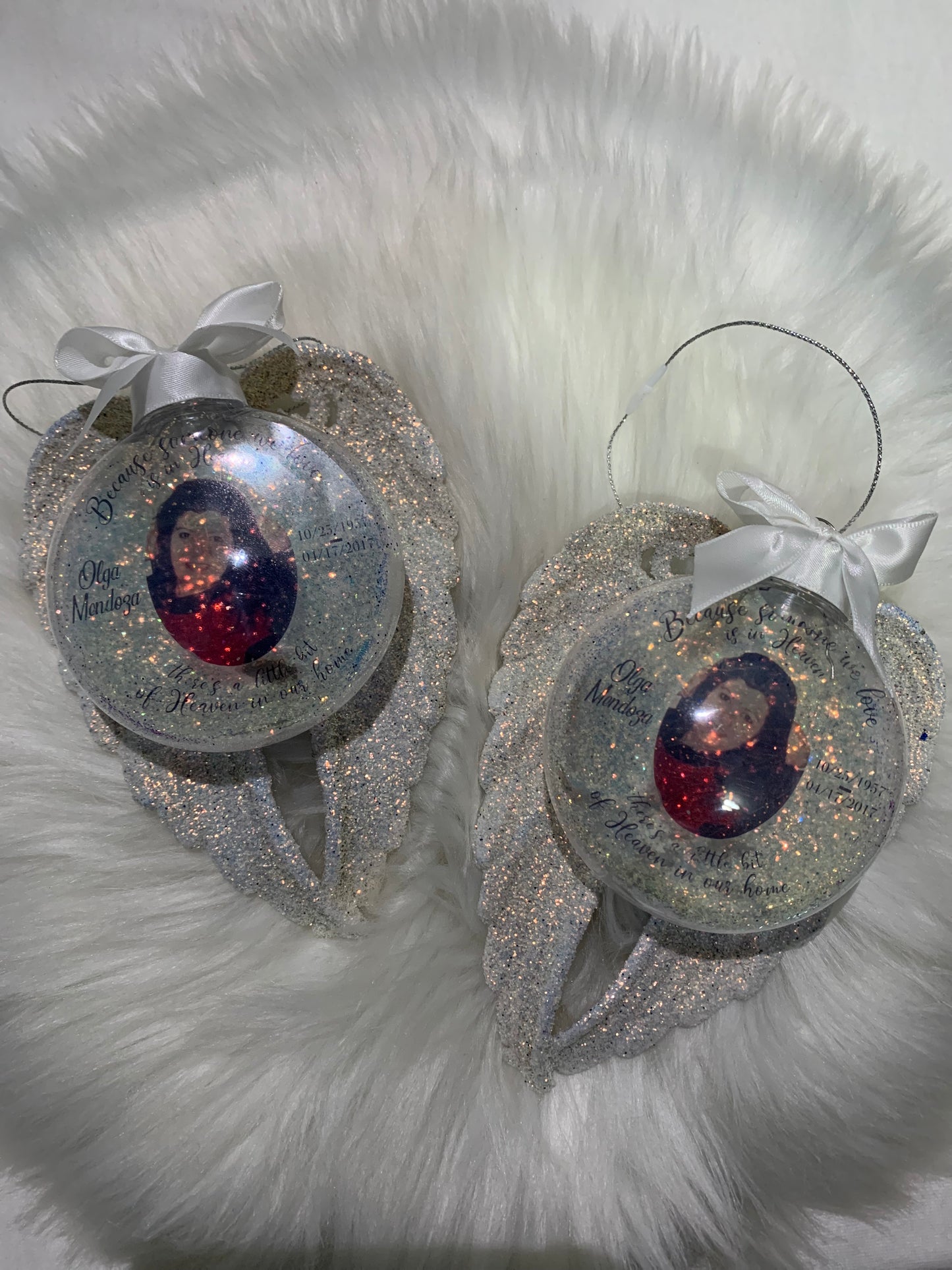 Angel Wing Memorial Ornament