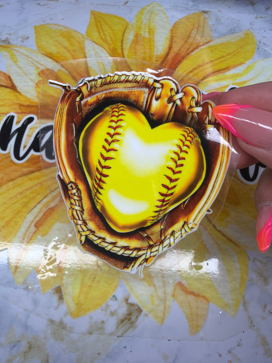 Heart Softball Glove