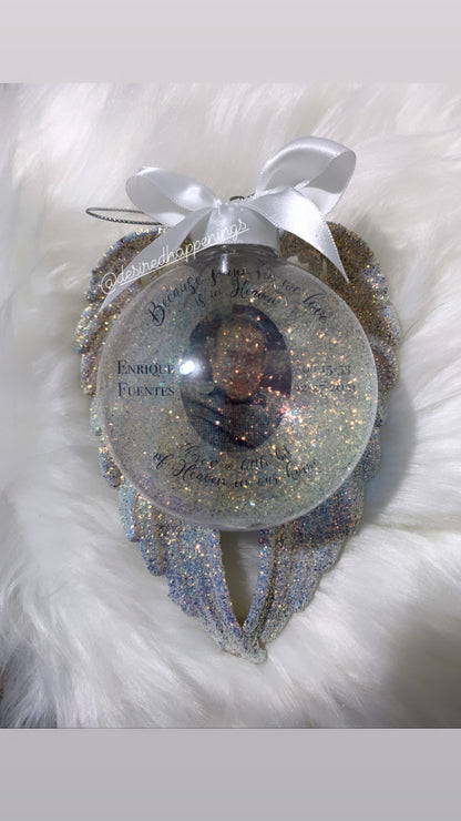 Angel Wing Memorial Ornament