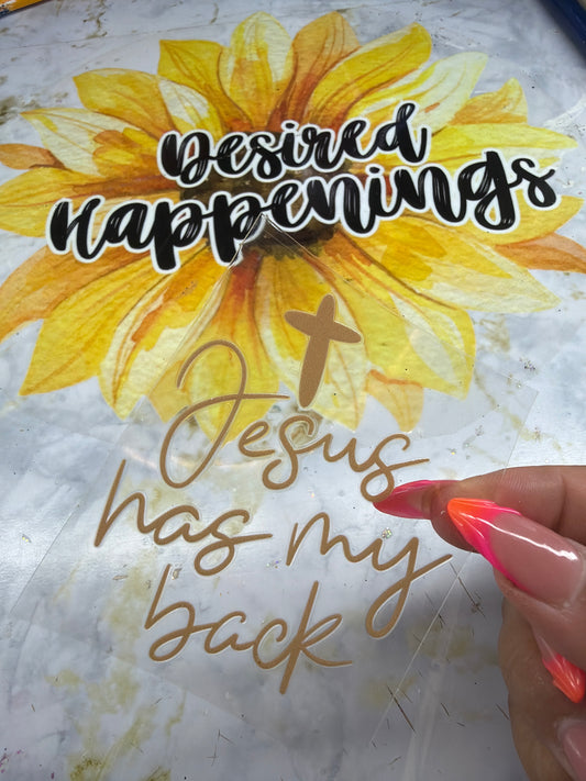 Jesus has my back